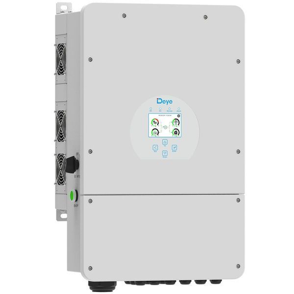 Комплект резервного питания Гибридный инвертор Deye SUN‑12K‑SG02LP1‑EU‑AM3 12 кВт + Аккумулятор Deye RW‑F10.6 (LiFePO₄ 10,65 кВт&middot;ч) 120213000106 фото